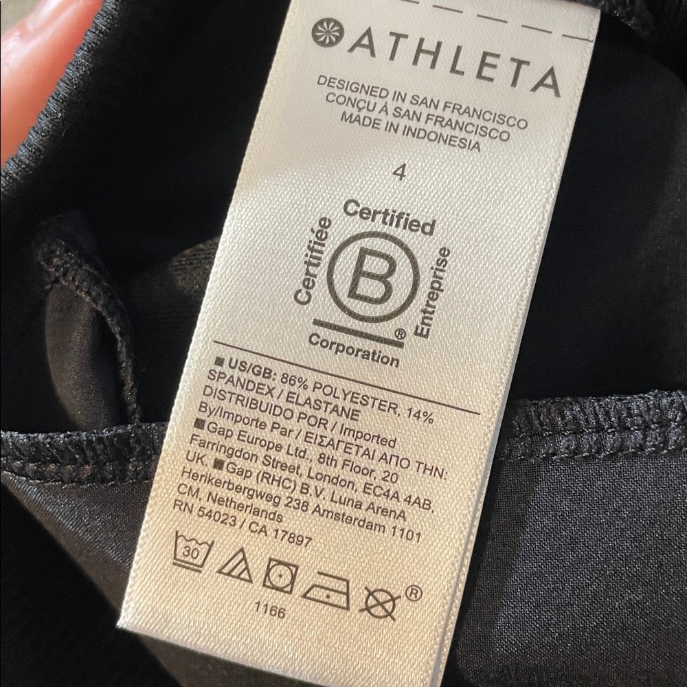 Z6- Athleta Women’s Athletic Black joggers Small - Picture 4 of 4